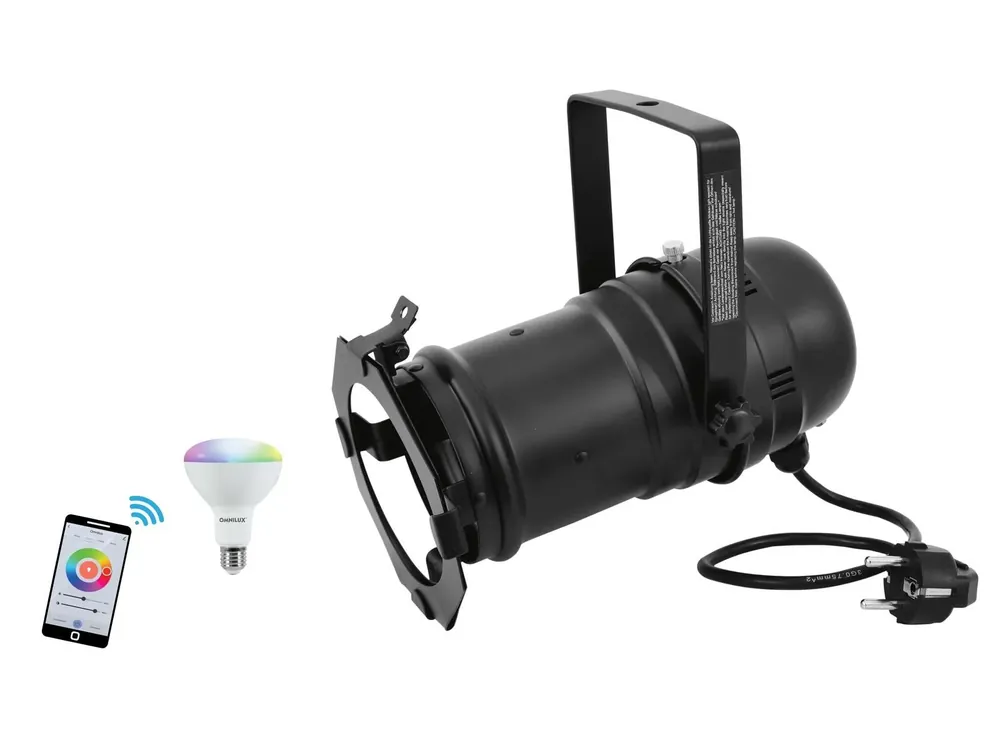 EUROLITE Set PAR-30 Spot sw + LED PAR-30 RGB/WW/CW WiFi Knallerangebot