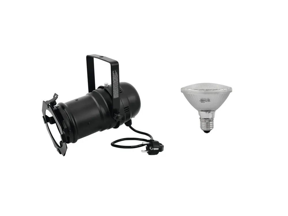EUROLITE Set PAR-30 Spot sw + PAR-30 230V SMD 11W E-27 LED 3000K Meistverkauft