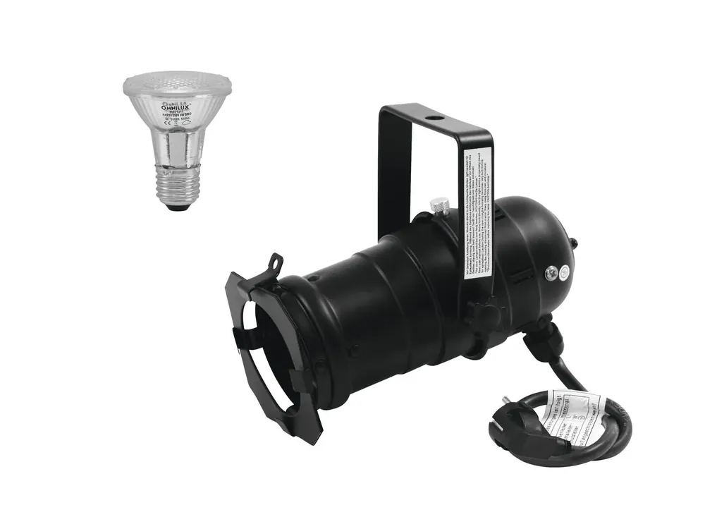 EUROLITE Set PAR-20 Spot sw + PAR-20 230V SMD 6W E-27 LED 6500K Nur Für Kurze Zeit