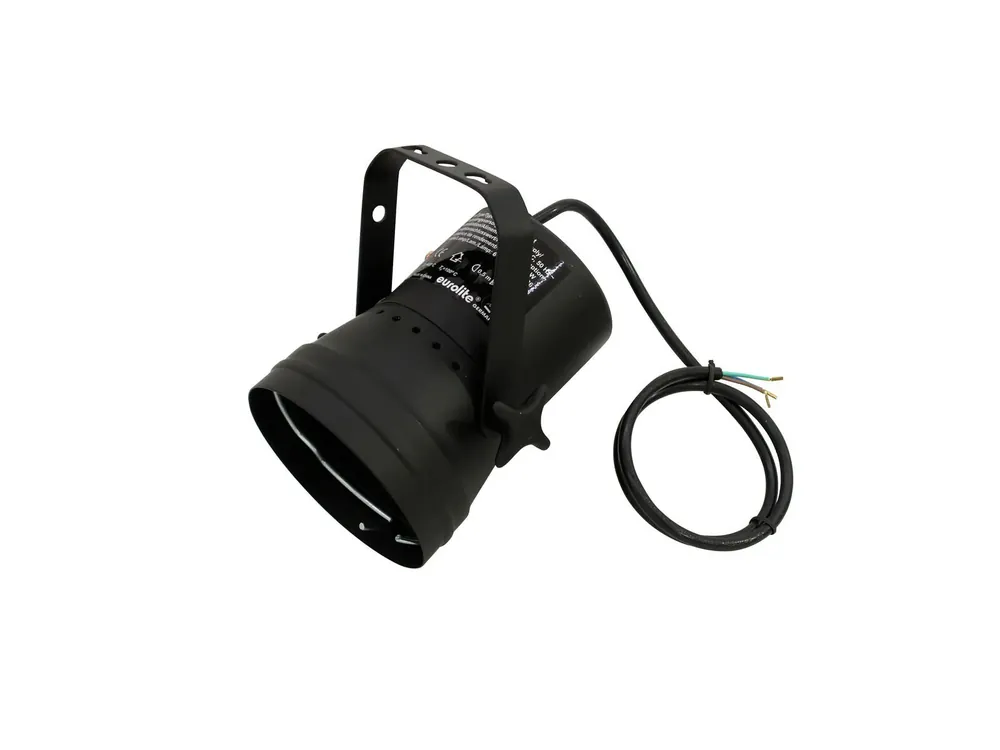EUROLITE T-36 Pinspot mit Kabel, schwarz Markenware