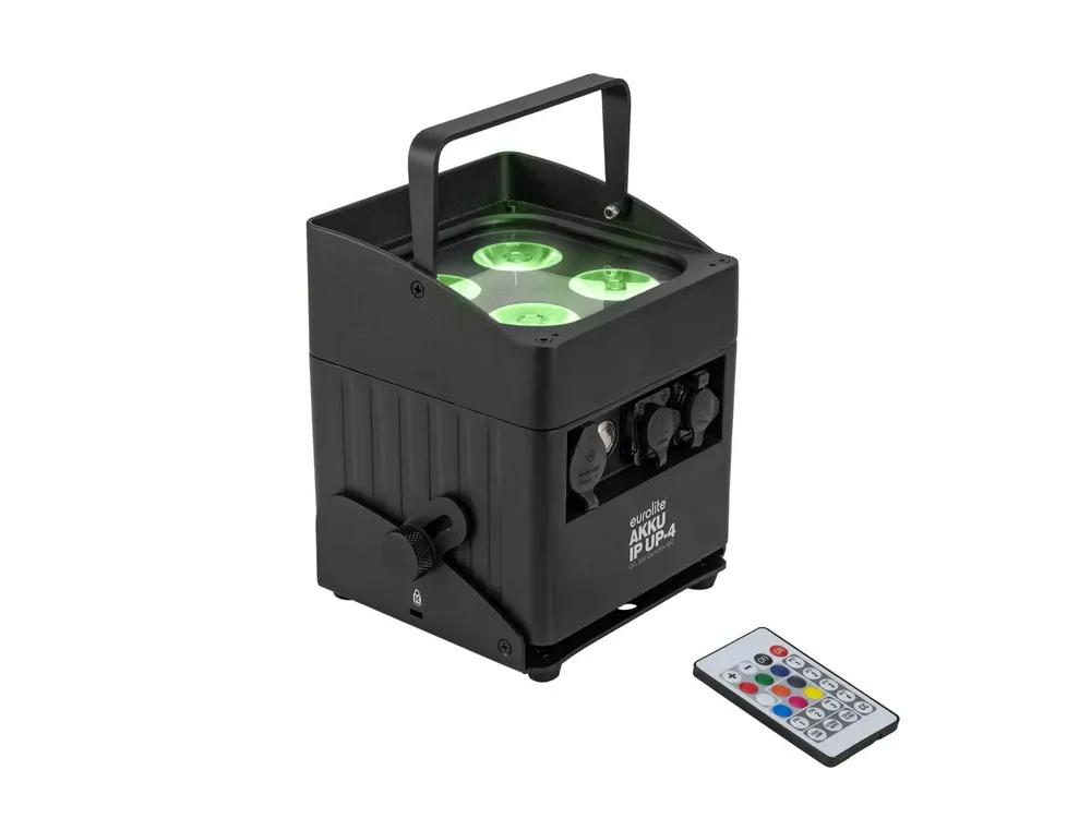 Highlight EUROLITE AKKU IP UP-4 QCL Spot QuickDMX MK2