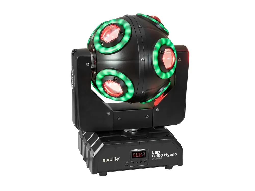 EUROLITE LED B-100 Hypno Single Ball Strahleneffekt Sichere Zahlung
