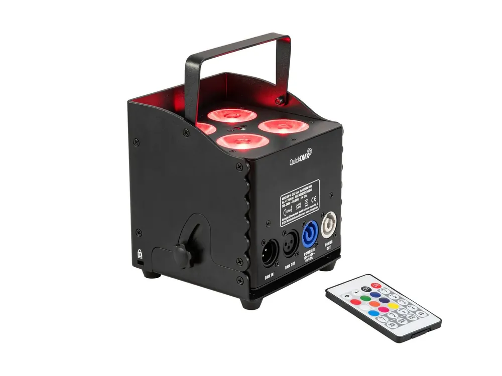 EUROLITE AKKU UP-4 QCL Spot QuickDMX MK2 Neuheit