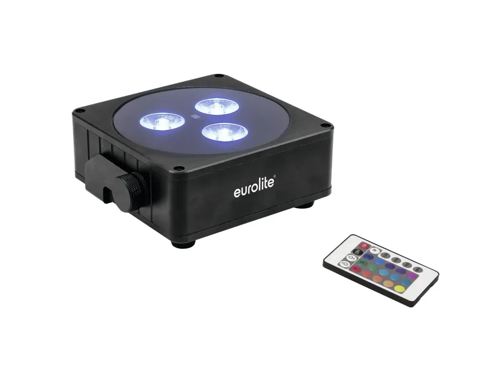 EUROLITE AKKU Flat Light 3 sw Preisreduziert