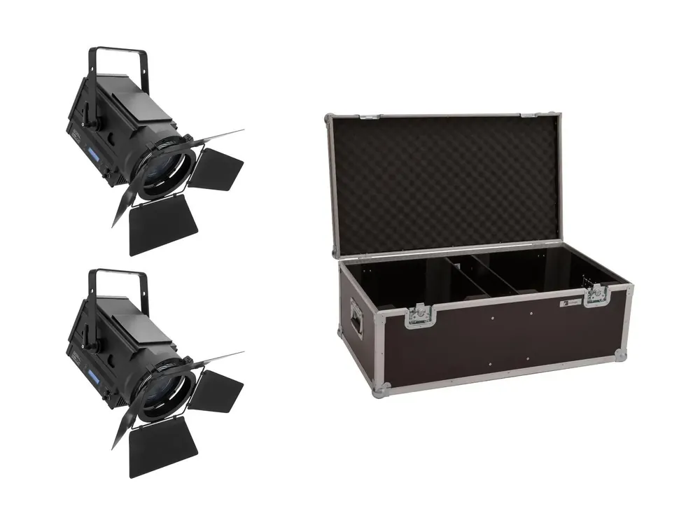 Günstig EUROLITE Set 2x LED THA-150F + Case