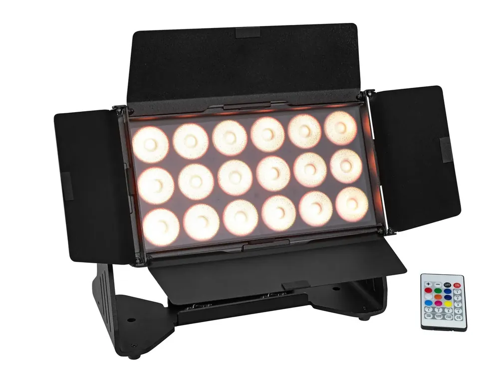 Direkt Vom Hersteller EUROLITE AKKU Multiflood IP 18x10W RGBW Wash CRMX