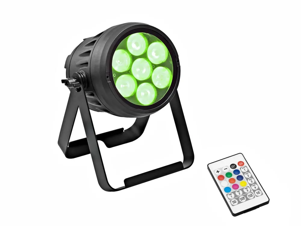 EUROLITE LED IP PAR 7x15W RGBL Spot Schneller Versand