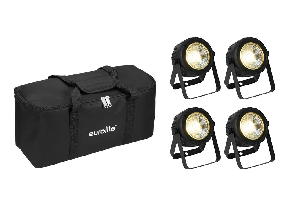 Direktkauf EUROLITE Set 4x LED PARty Spot COB + Soft-Bag