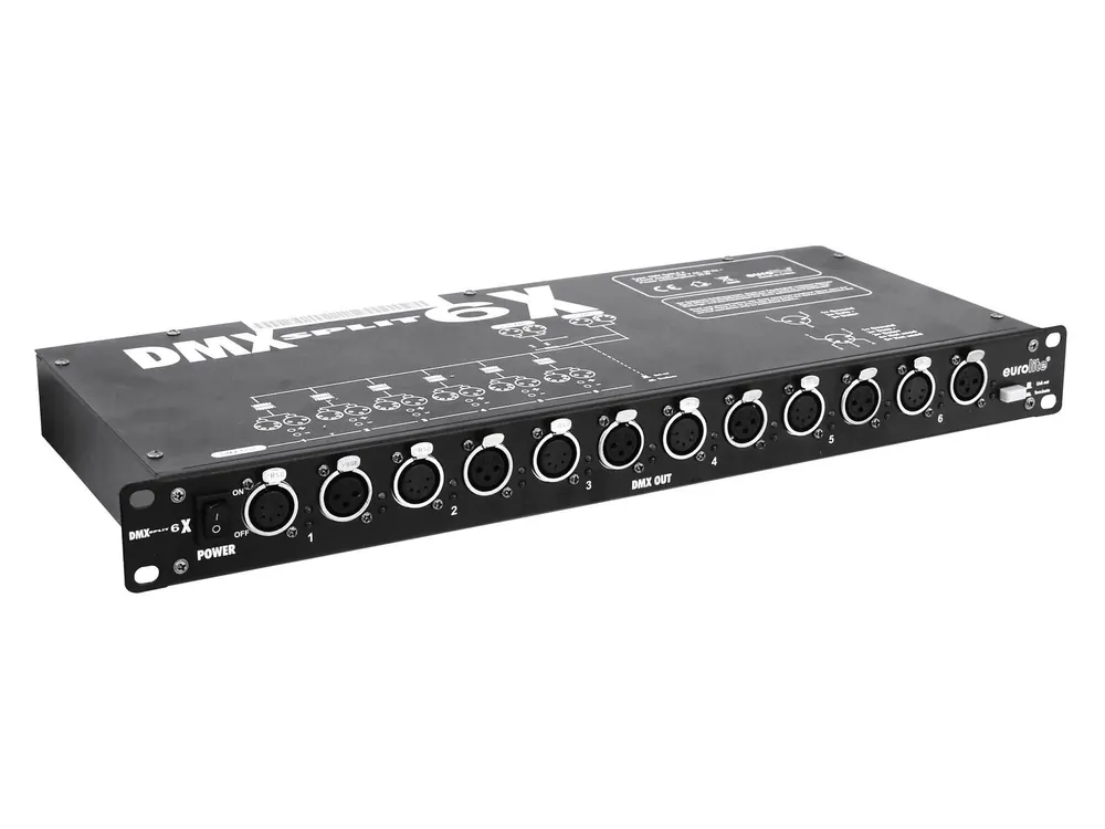 EUROLITE Split 6X DMX Splitter Garantierte Lieferung