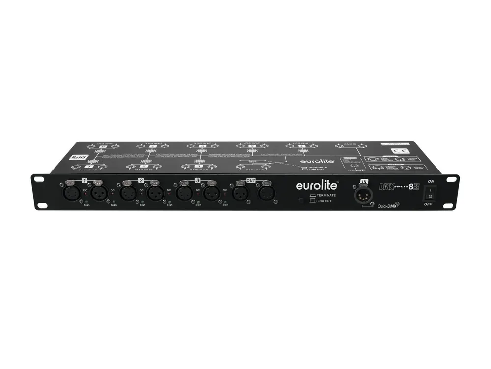 EUROLITE DMX Split 8X Splitter Neu