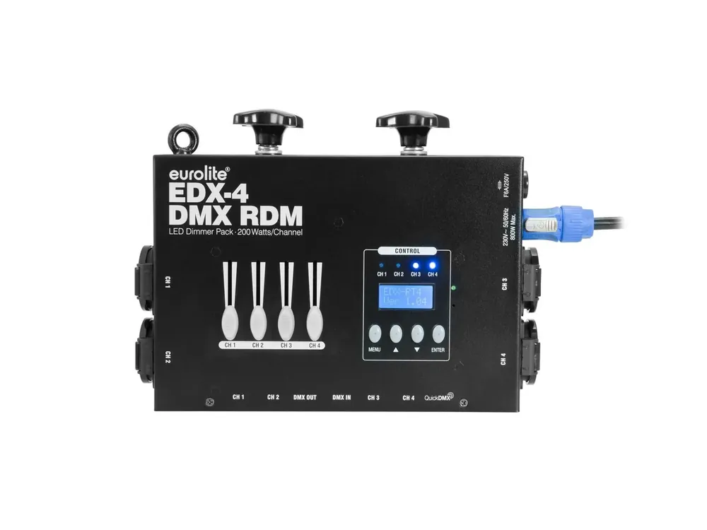 Expressversand EUROLITE EDX-4 DMX RDM LED-Dimmerpack