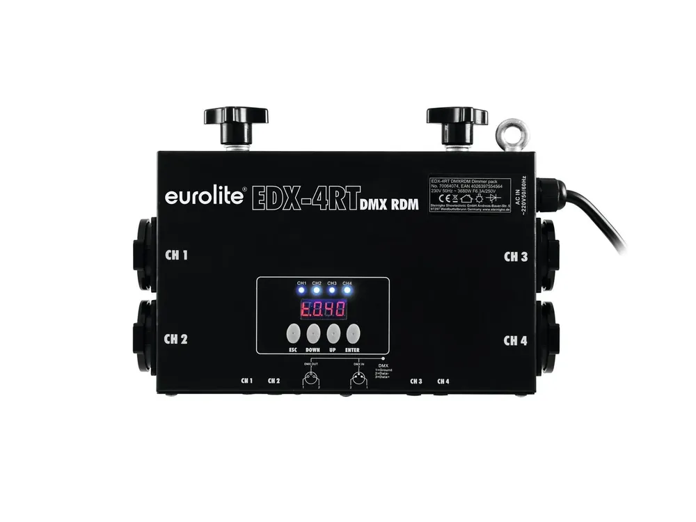 EUROLITE EDX-4RT DMX RDM Truss Dimmerpack Preisreduziert