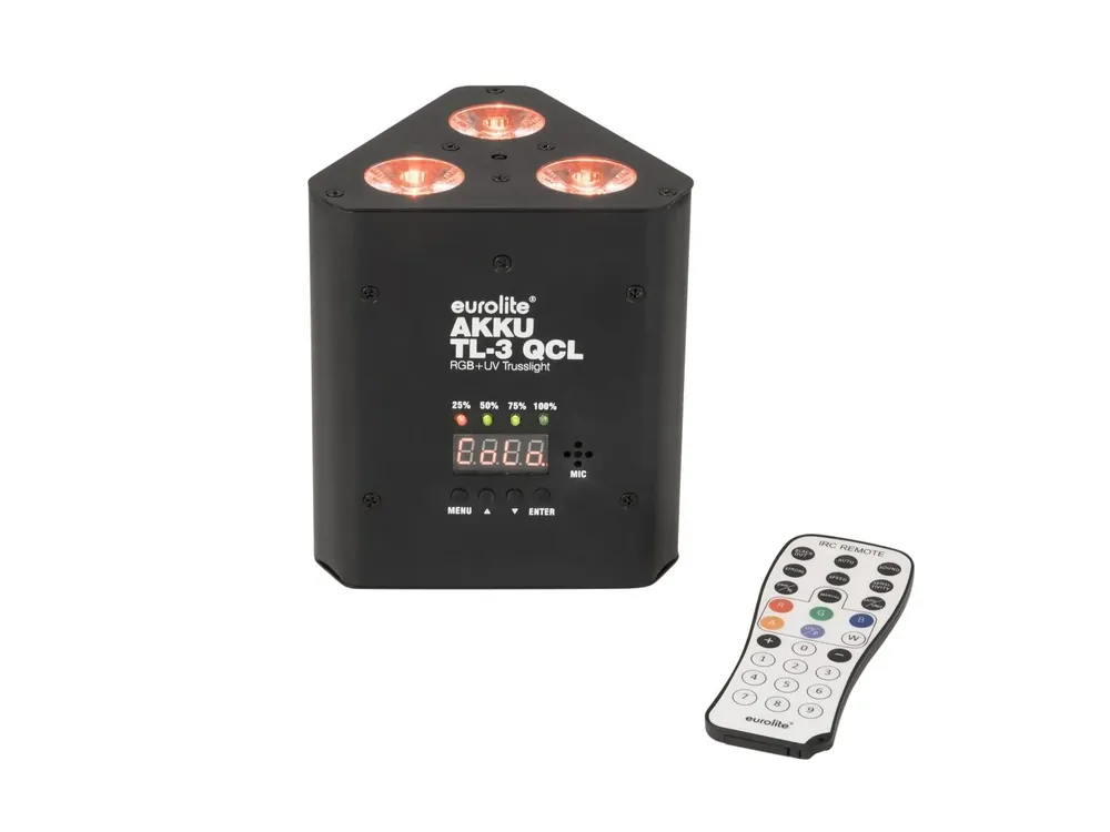 EUROLITE AKKU TL-3 QCL RGB+UV Trusslight Markenware