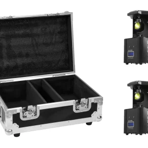 Wochenendangebot EUROLITE Set 2x LED TSL-150 Scan COB + Case