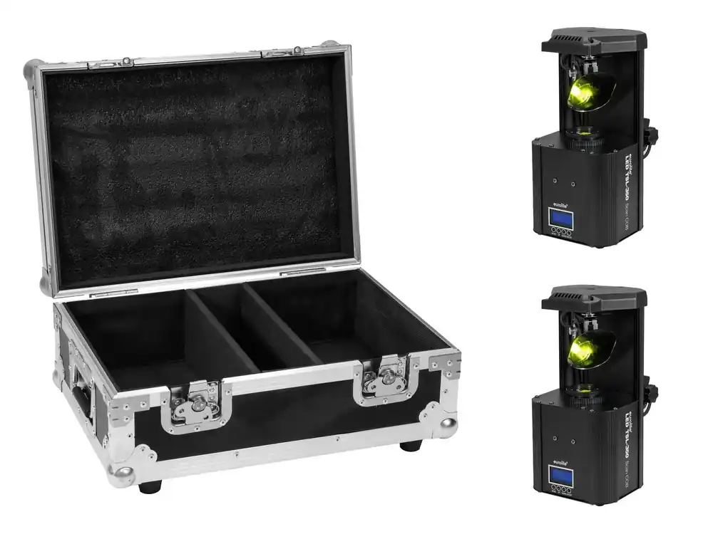 Sonderangebot EUROLITE Set 2x LED TSL-350 Scan COB + Case