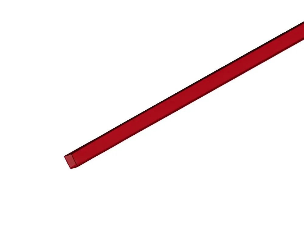 Bestpreis EUROLITE Leer-Rohr 10x10mm rot 2m