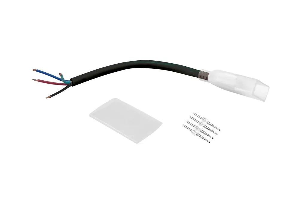 EUROLITE LED Neon Flex 230V Slim RGB Anschlusskabel mit offenen Enden Saisonangebot