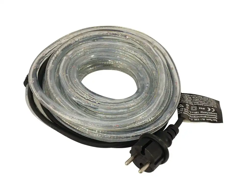 Geprüft EUROLITE RUBBERLIGHT RL1-230V klar 5m