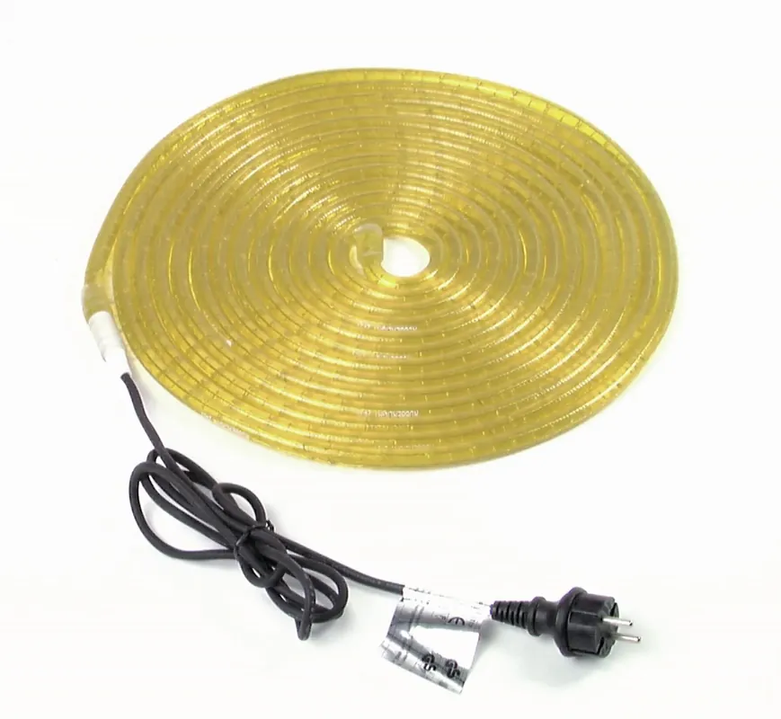 Neu EUROLITE RUBBERLIGHT RL1-230V gelb 9m