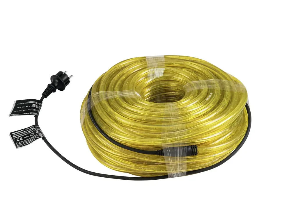 EUROLITE RUBBERLIGHT RL1-230V gelb 44m Versand Am Gleichen Tag
