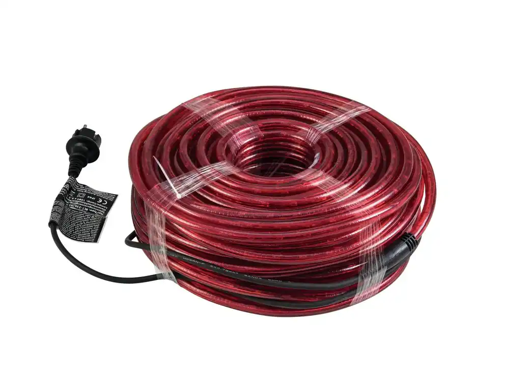 EUROLITE RUBBERLIGHT RL1-230V rot 44m Aktuell