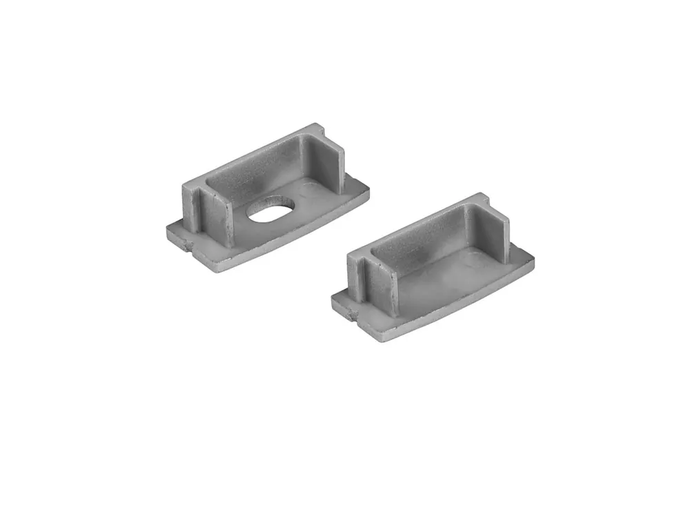 EUROLITE Endkappen für U-Profil 20mm silber Abverkauf