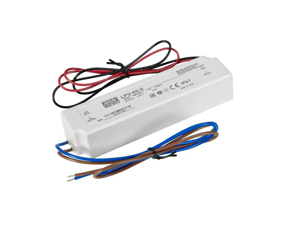 MEANWELL Schaltnetzteil 40W / 5V IP67 Expressversand