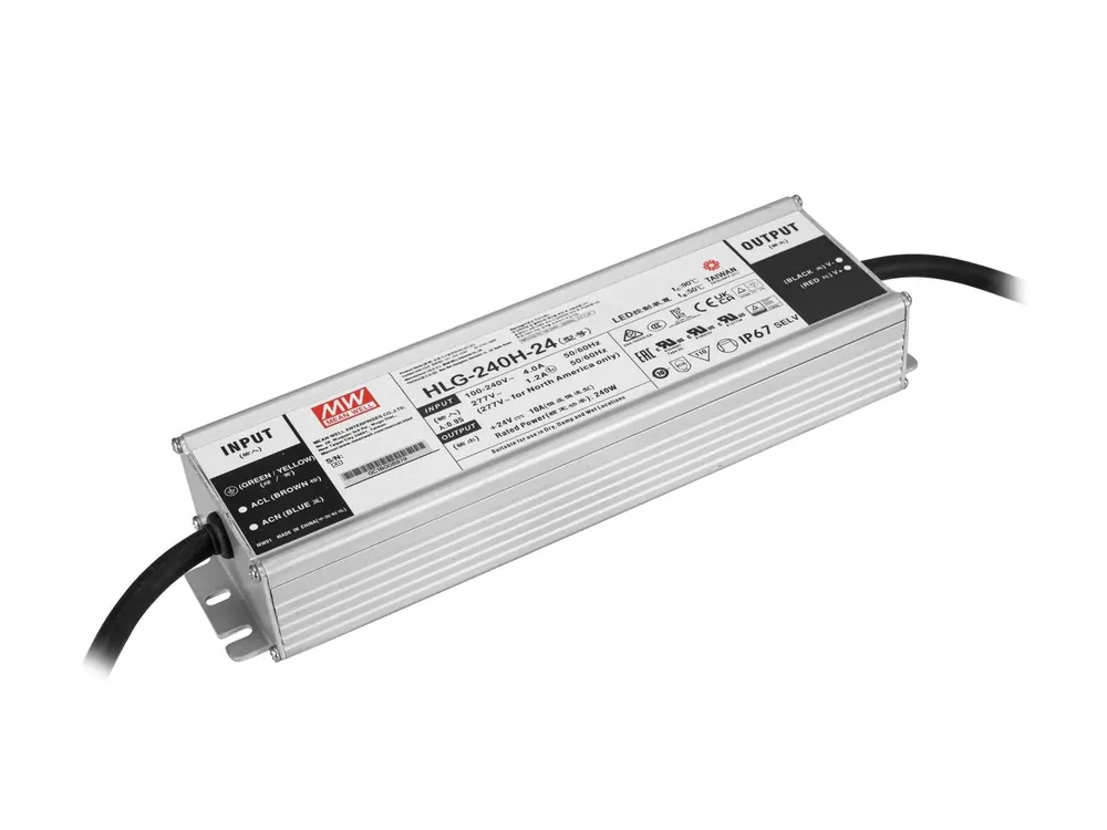 Letzte Chance MEANWELL LED-Netzteil 240W / 24V IP67