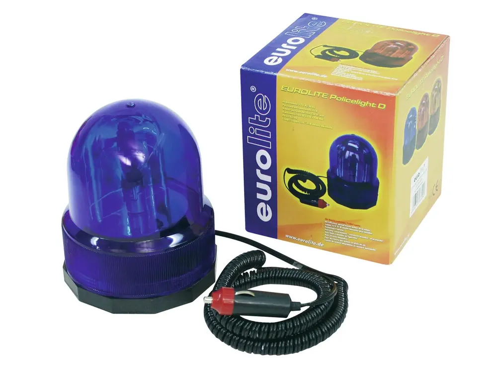 Neu EUROLITE Polizeilicht COL-1221 blau 12V/21W