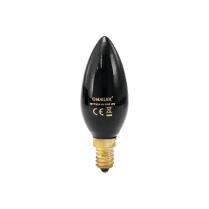 Sonderaktion OMNILUX C35 230V/40W E-14 UV Kerzenlampe