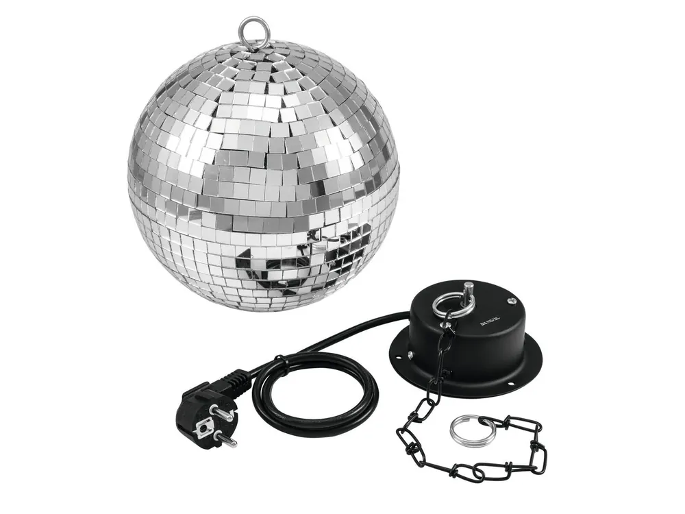 EUROLITE Spiegelkugel 20cm mit MD-1015 Motor Schneller Versand