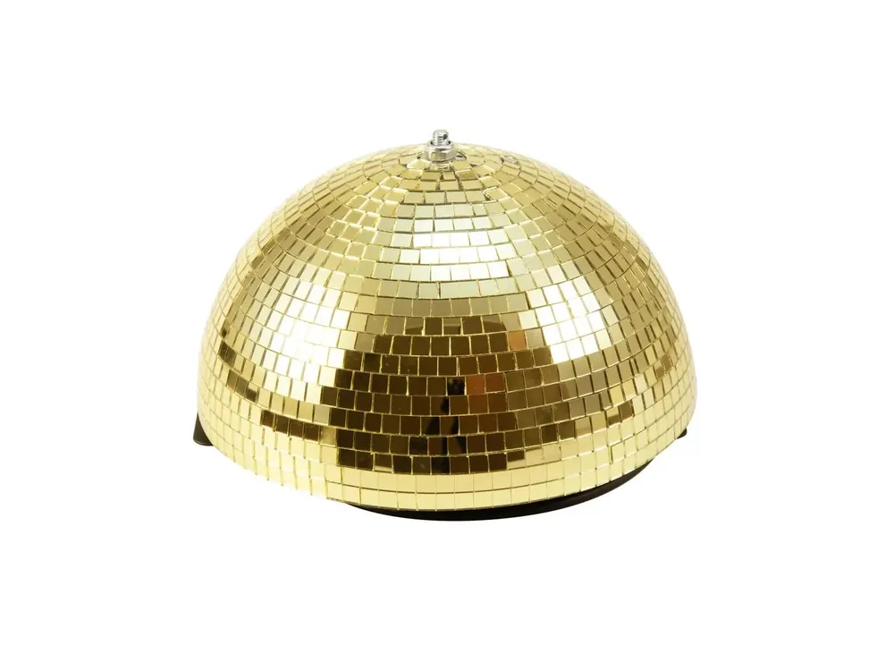 EUROLITE Spiegel-Halbkugel 30cm gold motorisiert Sonderaktion