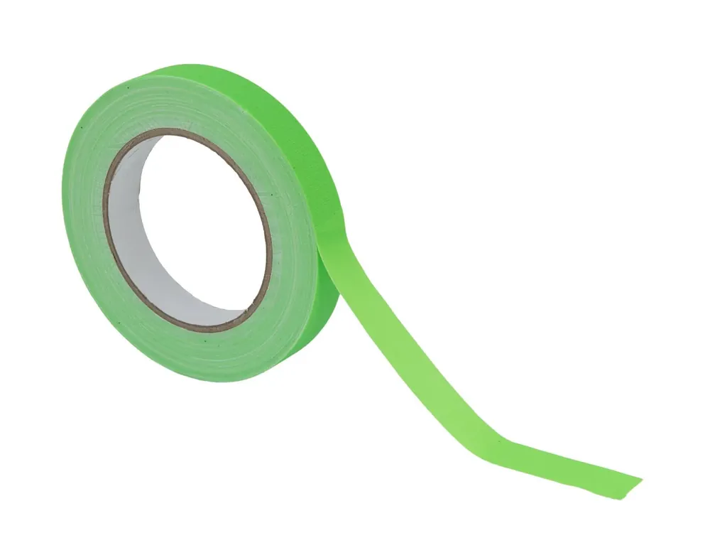 Angebot ACCESSORY Gaffa Tape 19mm x 25m neongrün UV-aktiv