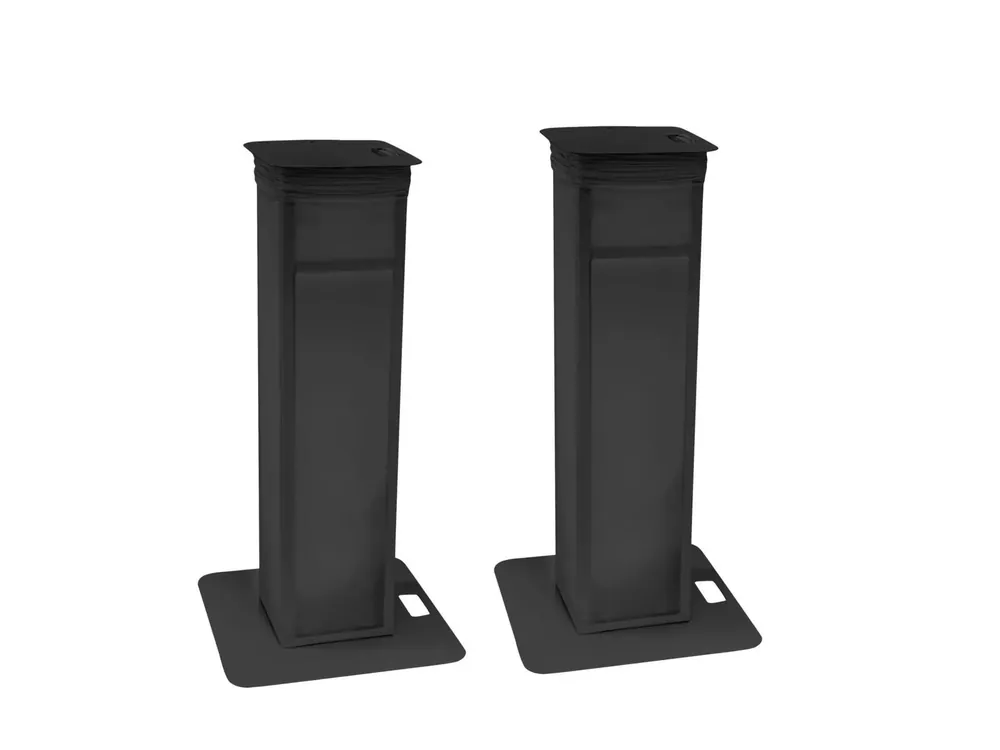 Sonderaktion EUROLITE 2x Stage Stand variabel inkl. Cover und Tasche, schwarz