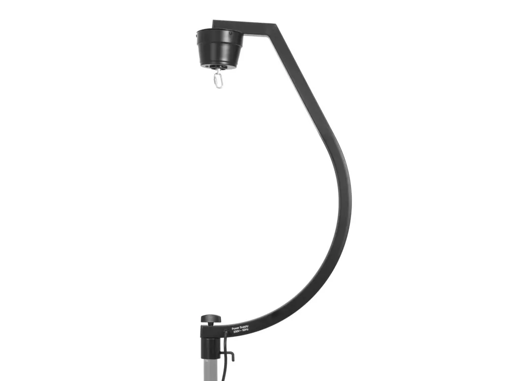 Preisknaller EUROLITE Stativhalterung mit Motor für Spiegelkugeln bis zu 50cm sw + Schnellverbindungsglied