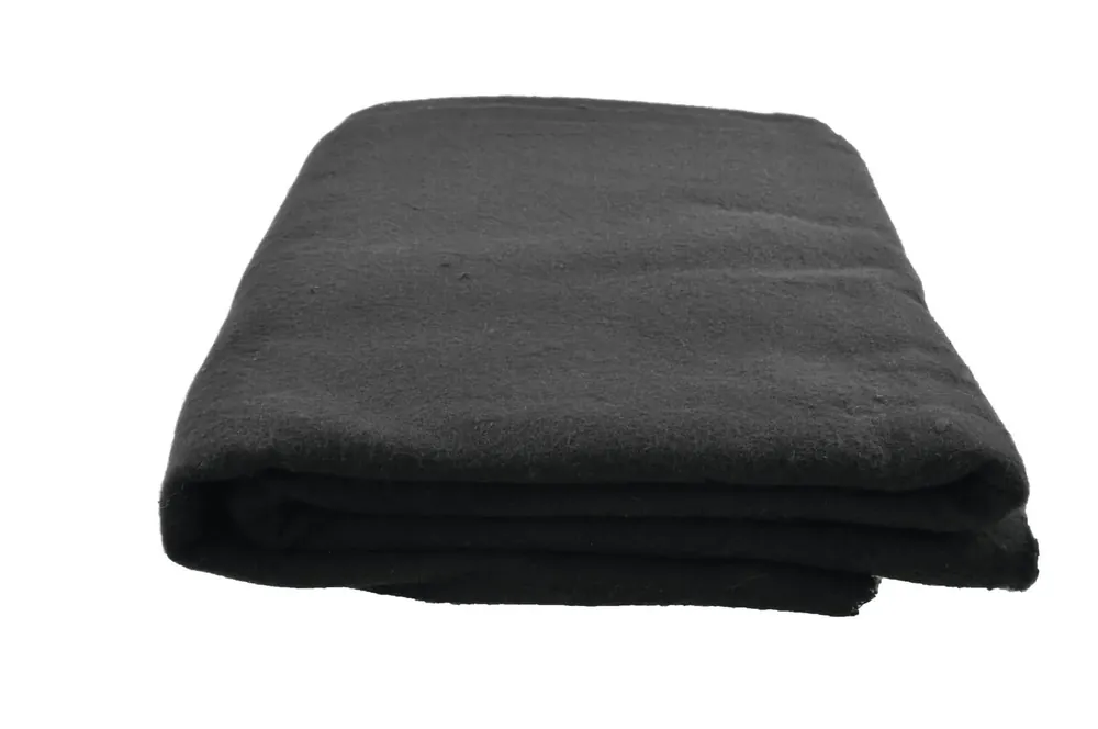 EUROPALMS Molton schwarz 300x100cm Markenprodukt