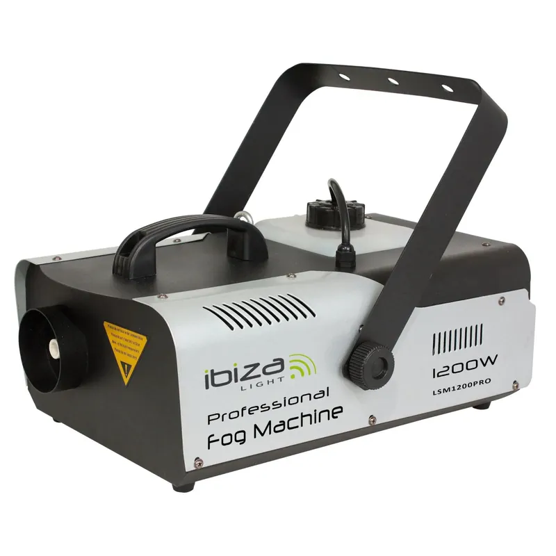 Sale IBIZA LSM1200PRO DMX NEBELMASCHINE MIT FERNBEDIENUNG