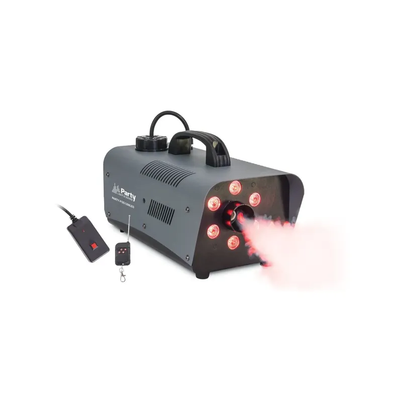 PARTY PARTY-FOG1200LED NEBELMASCHINE 1200 WATT UND RGB LEDS Nur Heute