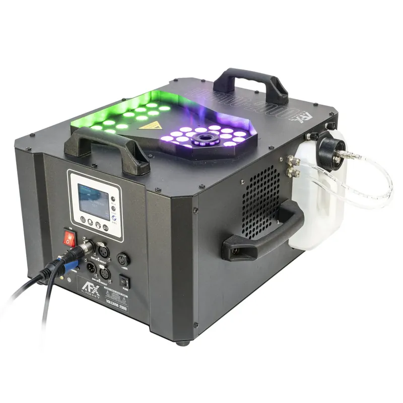 AFX VOLCANO-2000 GEYSER NEBELMASCHINE 2000W RGB LED Effekt Bestpreis