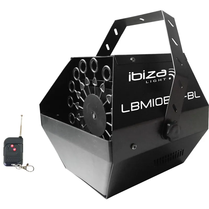 Ausverkauf IBIZA LBM10BAT-BL MOBILE AKKU SEIFENBLASENMASCHINE