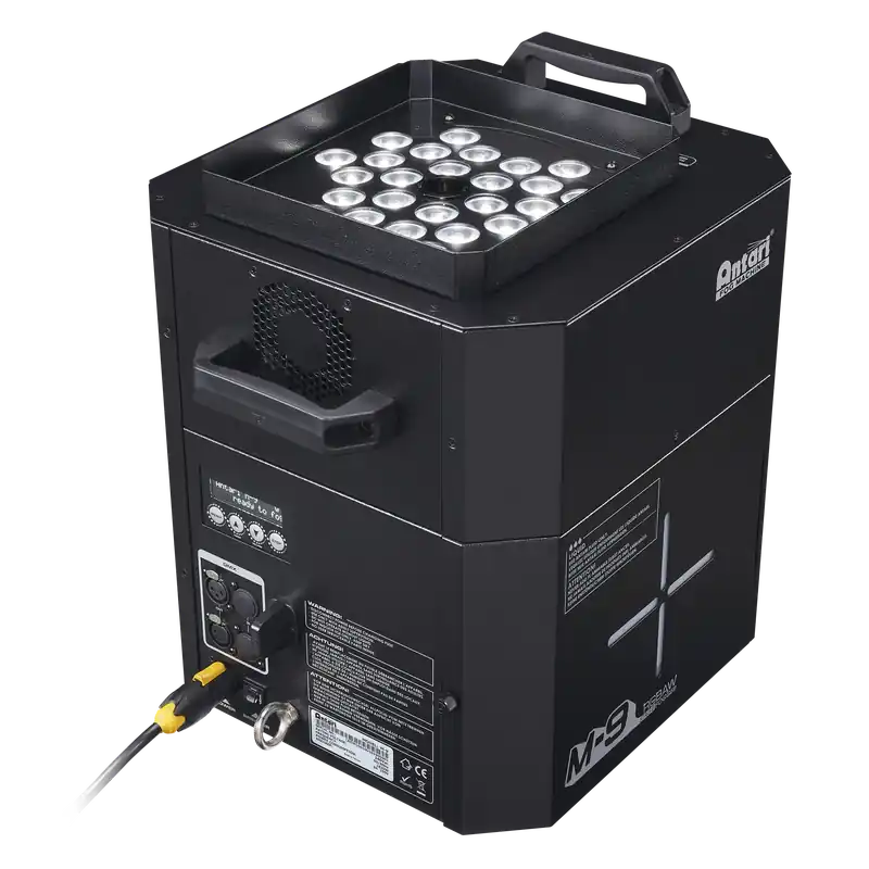 Wochenendangebot ANTARI M-9 Jet 1800 W Pro CO₂-simulierender RGBAW Jet Fogger 1800 W Pro CO₂-simulierender RGBAW Jet Fogger