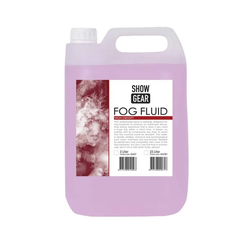 SHOWGEAR Nebelfluid, hohe Dichte 5 Liter - hochkonzentriert Top-Angebot