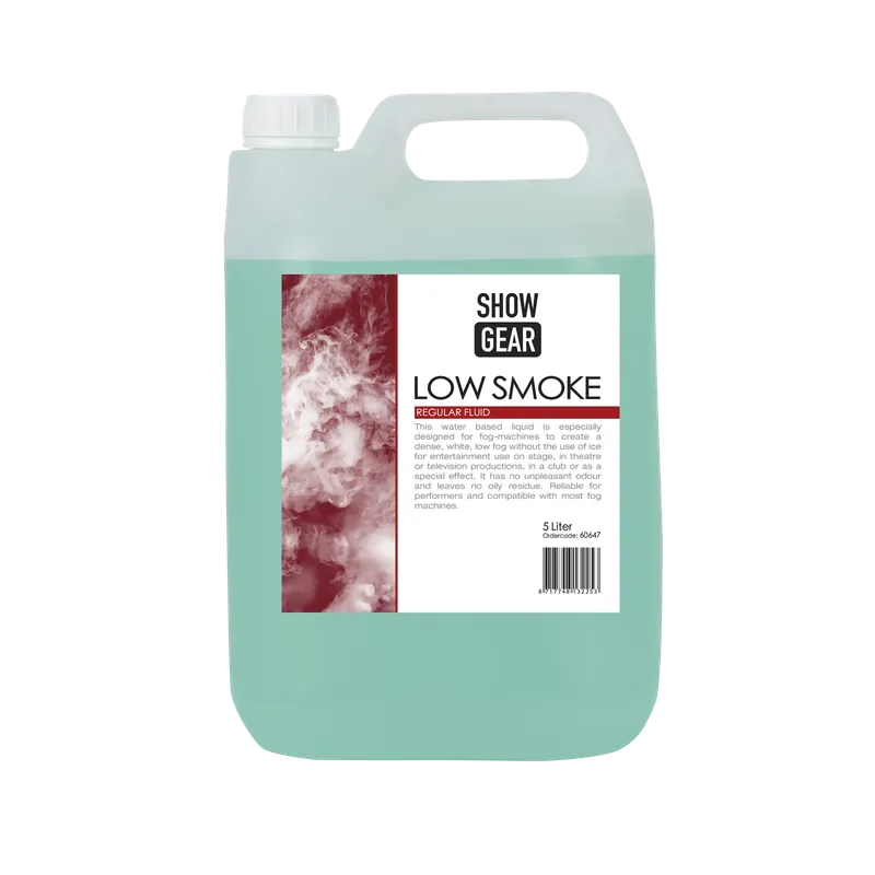 Günstig SHOWGEAR Low Smoke Fluid 5l - niedrig schwebender Nebel 5l - niedrig schwebender Nebel