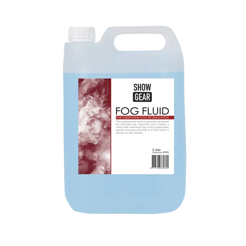 Preiswert SHOWGEAR Nebelfluid, schnell auflösend 5 Liter - Simulation eines CO₂-Strahls
