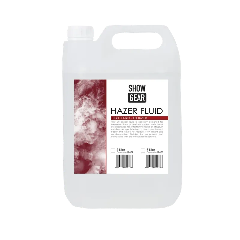 Saisonangebot SHOWGEAR Hazer-Fluid 5 Liter - auf Ölbasis