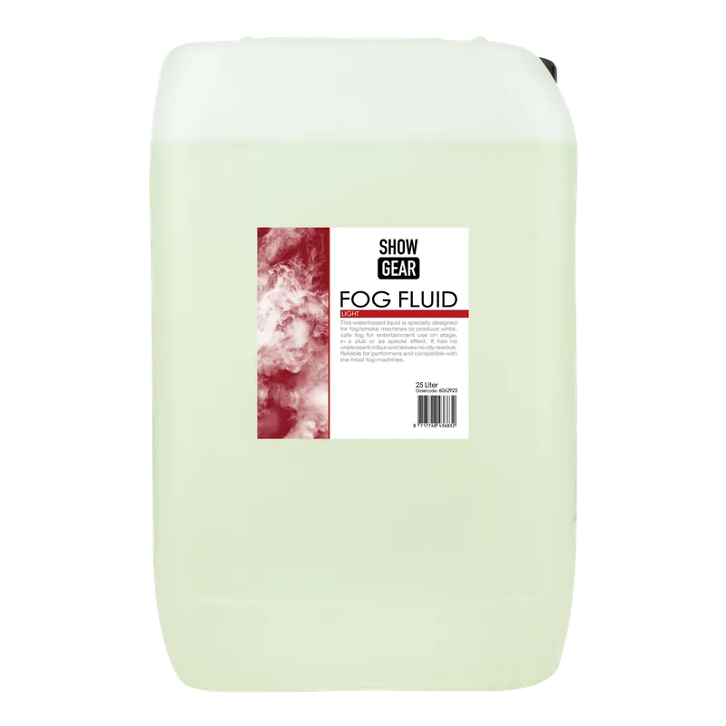 Sonderangebot SHOWGEAR Nebelfluid, leicht 25 Liter - wasserbasiert