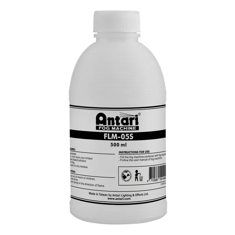 Expressversand ANTARI FLM-05S Fog Liquid 0.5 L for MB-2 Gebrauchsfertig Gebrauchsfertig