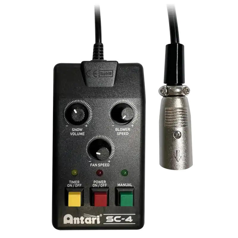 Preiswert ANTARI SC-4 Timer Remote Controller Fernbedienung für S-600 mit Lautstärke, Lüfter-/Gebläsedrehzahl und Timer