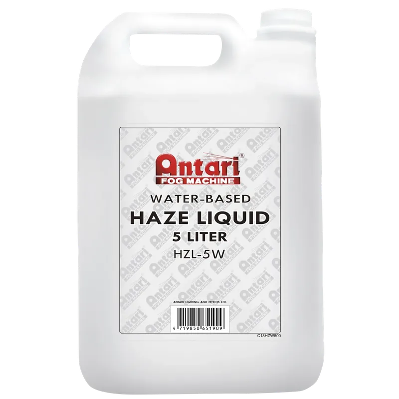 Neu Im Sortiment ANTARI Hazer-Fluid HZL-5W 5 Liter - wasserbasiert