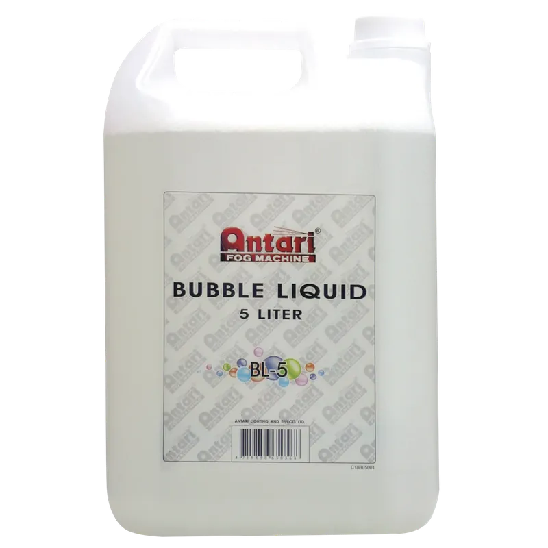 ANTARI BL-5 - Bubble Liquid 5 Liter - gebrauchsfertig 5 Liter - gebrauchsfertig Solange Der Vorrat Reicht